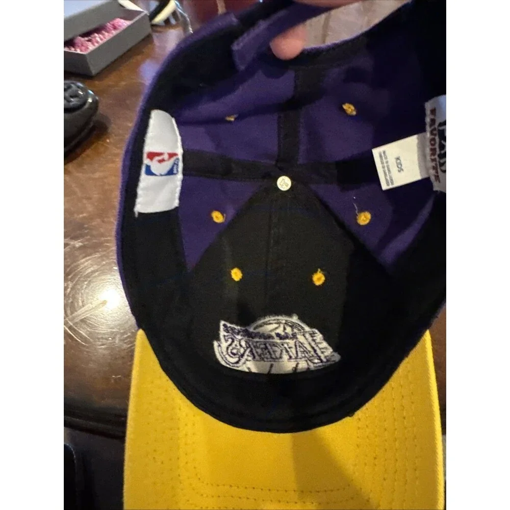 Fan Favorite Los Angeles Lakers Hat Kids Purple Adjustable NBA Basketball Cap